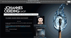 Desktop Screenshot of johannesoerding-shop.de